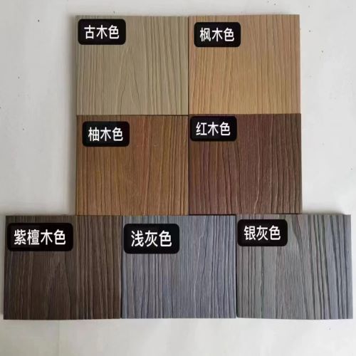 呼市木塑地板材料厂商加工销售各种规格颜色木塑地板